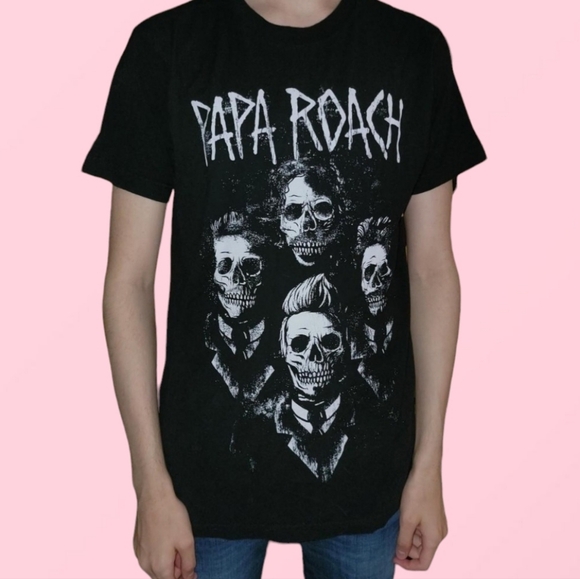 Papa Roach concert tee from 2018 tour Double-sided t-shirt (M) - Picture 1 of 4